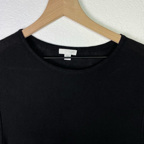 🖤 3/$25 SALE!!!
J. Jill black long sleeve round neck knit midi dress - Picture 5 of 12